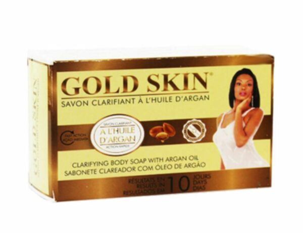 Gold Skin Clarifying Body Soap With Argan Oil 6.08 oz