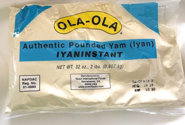 Ola - Ola Authentic Pounded Yam - 0.907kg
