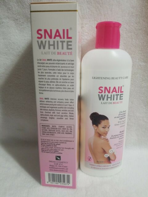 250 ml Snail White Body Booster Whitening Lotion Skin Cream Smooth fast action