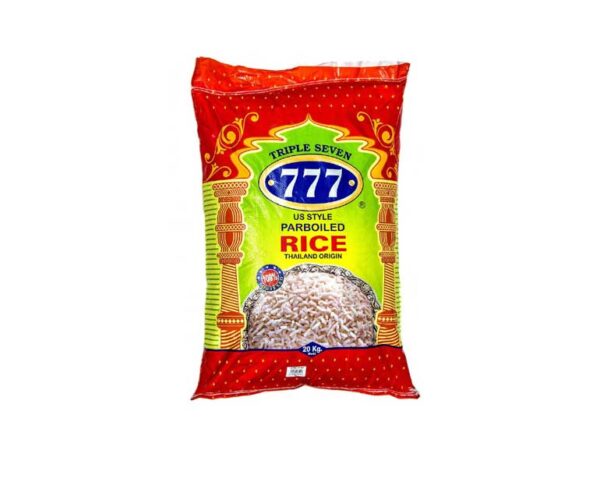 777 US Style Thai Parboiled Rice 20kg