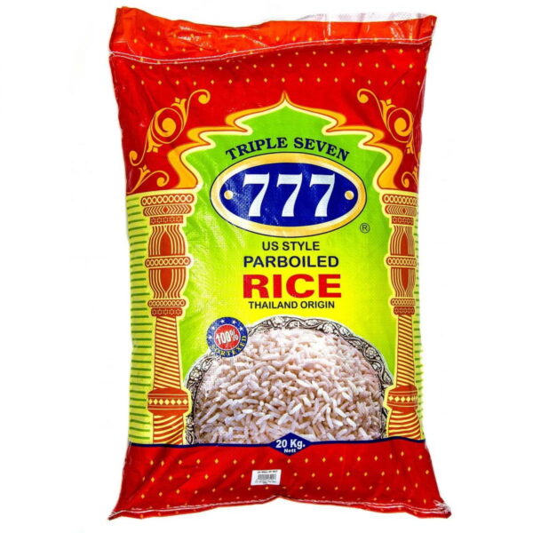777 US Style Thai Parboiled Rice 10kg