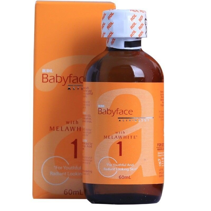 RDL Baby Face Astringent Hydroquinone Tretinoin Orange 60ml | Buy 100% ...