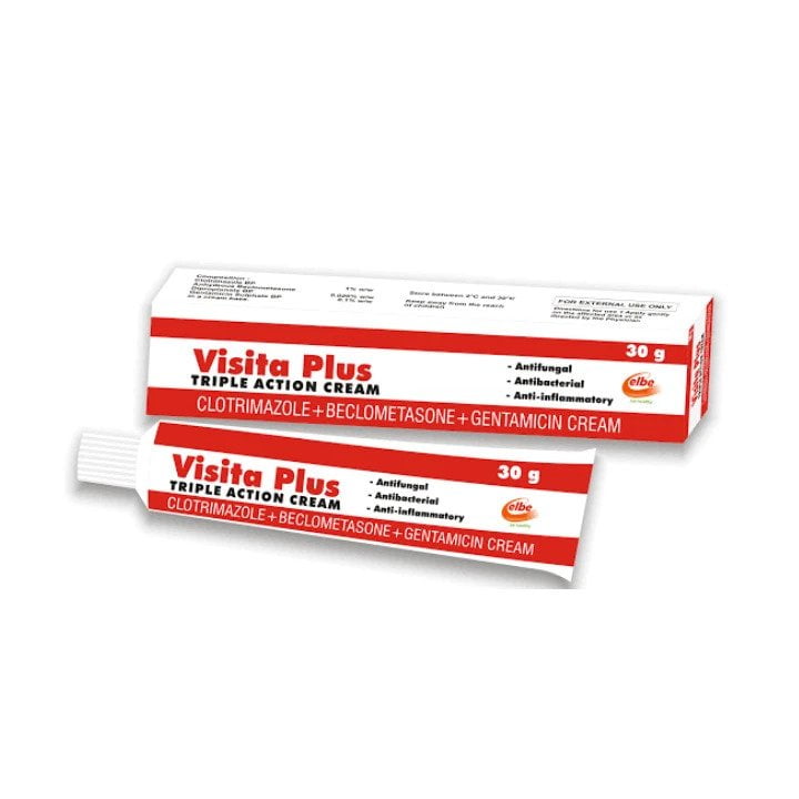 Buy VISITA PLUS TRIPLE ACTION CREAM 30G | Online African Market In UAE