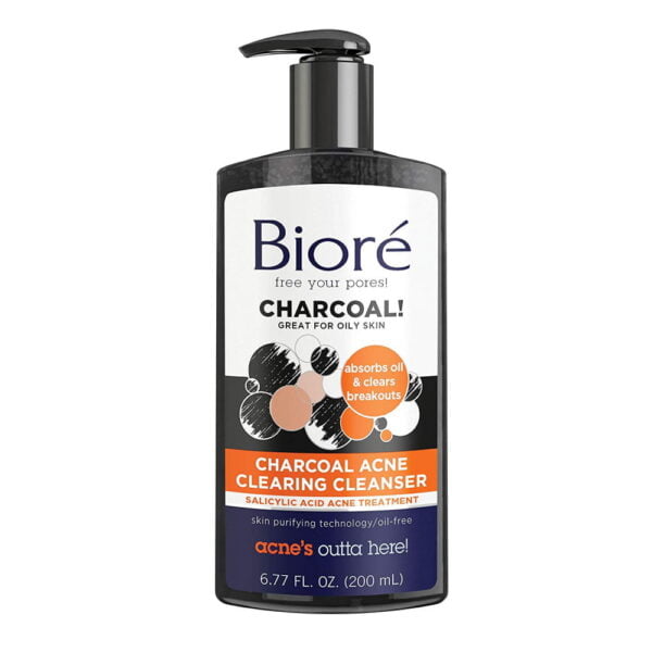 Bioré Charcoal Acne Clearing Cleanser, 6.77oz